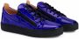 Giuseppe Zanotti Frankie leather sneakers Blue - Thumbnail 2