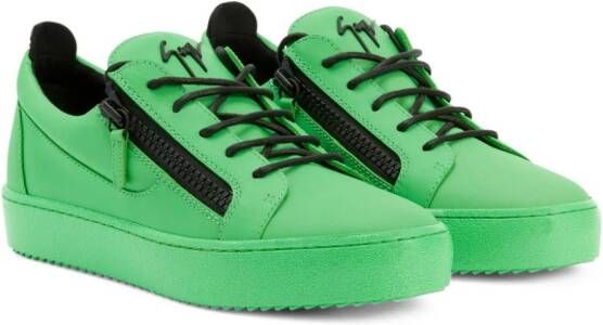 Giuseppe Zanotti Frankie leather sneakers Green
