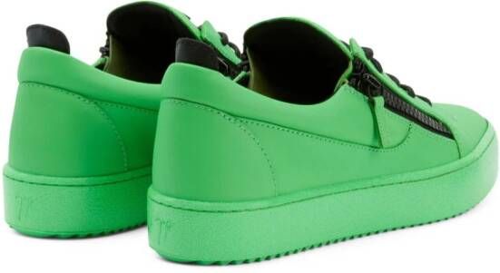 Giuseppe Zanotti Frankie leather sneakers Green