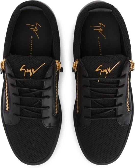 Giuseppe Zanotti Frankie logo-lettering sneakers Black