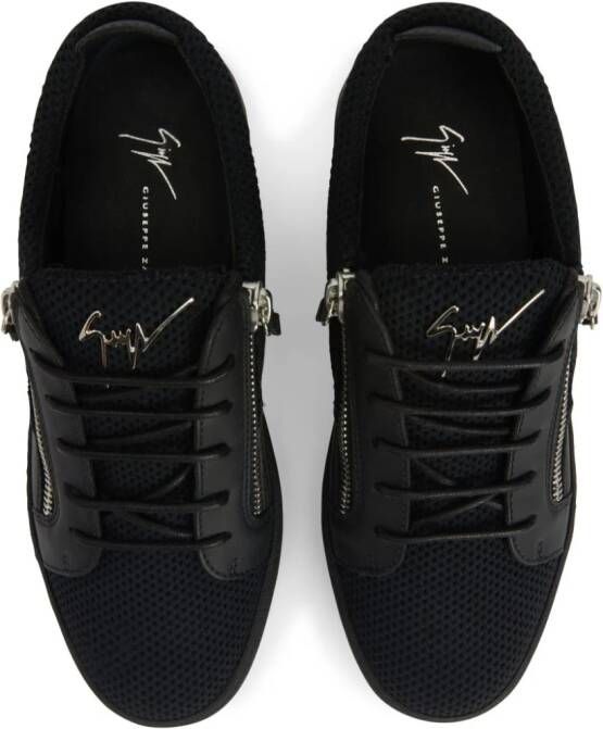 Giuseppe Zanotti Frankie logo-lettering sneakers Black
