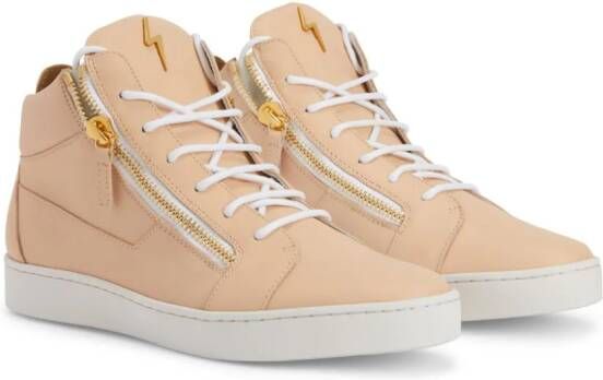 Giuseppe Zanotti Frankie logo-plaque sneakers Neutrals