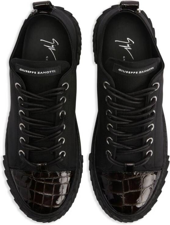 Giuseppe Zanotti Frankie low-top leather sneakers Black