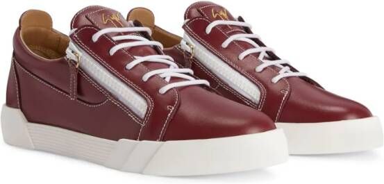 Giuseppe Zanotti Frankie low-top leather sneakers Brown