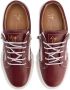 Giuseppe Zanotti Frankie low-top leather sneakers Brown - Thumbnail 4
