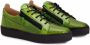 Giuseppe Zanotti Frankie low-top leather sneakers Green - Thumbnail 2