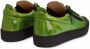 Giuseppe Zanotti Frankie low-top leather sneakers Green - Thumbnail 3