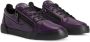 Giuseppe Zanotti Frankie low-top leather sneakers Purple - Thumbnail 2