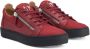 Giuseppe Zanotti Frankie low-top leather sneakers Red - Thumbnail 2
