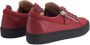 Giuseppe Zanotti Frankie low-top leather sneakers Red - Thumbnail 3
