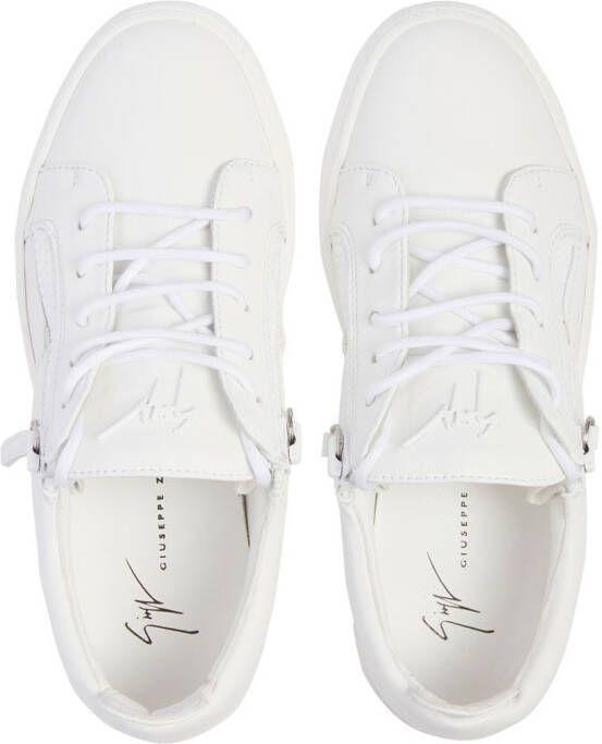 Giuseppe Zanotti Frankie low-top leather sneakers White