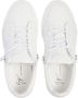 Giuseppe Zanotti Frankie low-top leather sneakers White - Thumbnail 4