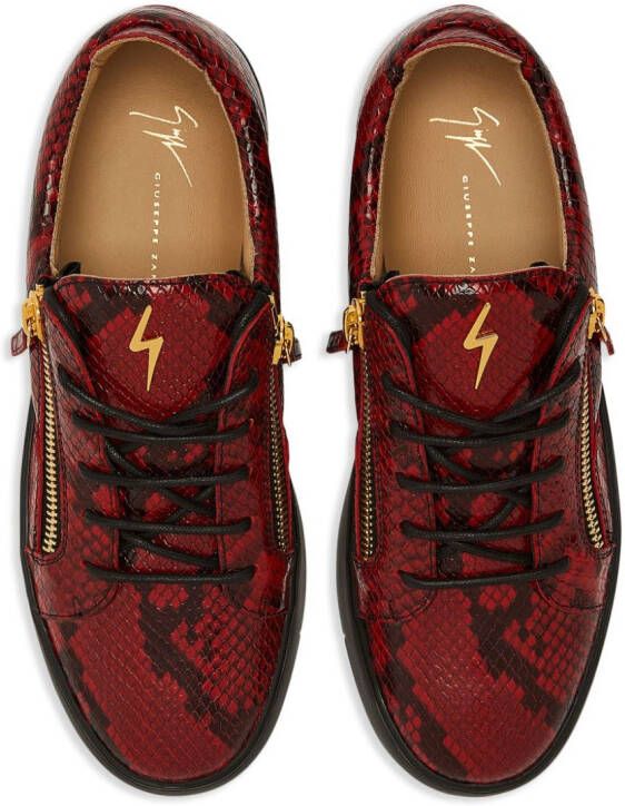 Giuseppe Zanotti Frankie low top-sneakers Red
