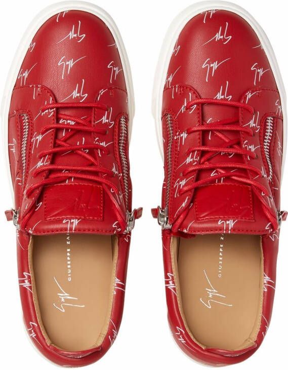 Giuseppe Zanotti Frankie low-top sneakers Red