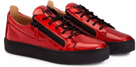 Giuseppe Zanotti Frankie low-top sneakers Red