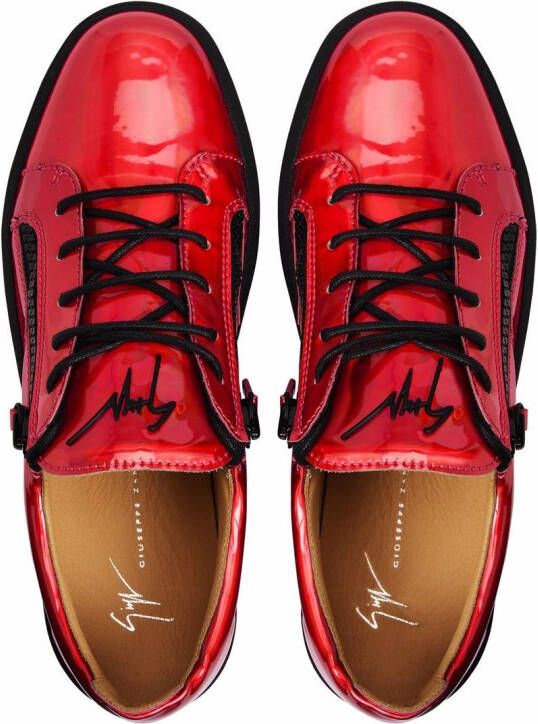 Giuseppe Zanotti Frankie low-top sneakers Red