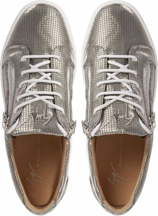 Giuseppe Zanotti Frankie low-top sneakers Silver