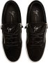 Giuseppe Zanotti Frankie low-top suede sneakers Black - Thumbnail 4