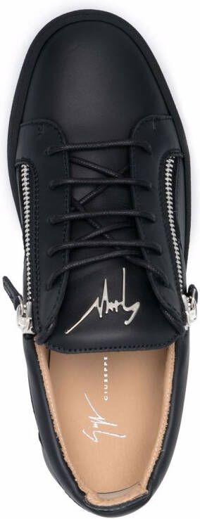 Giuseppe Zanotti Frankie low-top zip-detail sneakers Black