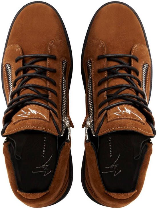 Giuseppe Zanotti Frankie platform sneakers Brown