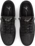 Giuseppe Zanotti Frankie textured-finish sneakers Black - Thumbnail 4