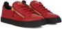 Giuseppe Zanotti Frankie zip-detail sneakers Red - Thumbnail 2