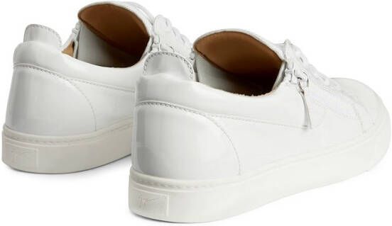 Giuseppe Zanotti Frankie zip-detail sneakers White