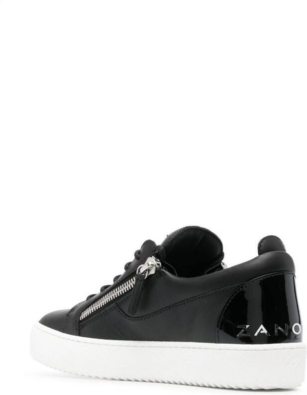 Giuseppe Zanotti Frankie zip-details sneakers Black