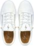 Giuseppe Zanotti Frankie zipped low-top sneakers White - Thumbnail 4