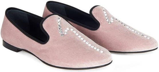 Giuseppe Zanotti G-dalila flat loafers Pink