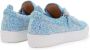 Giuseppe Zanotti Gail glitter low-top sneakers Blue - Thumbnail 3