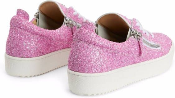 Giuseppe Zanotti Gail glitter sneakers Pink