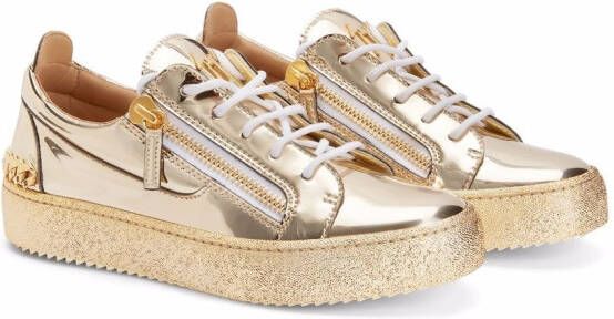 Giuseppe Zanotti Gail gold sneakers