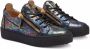 Giuseppe Zanotti Gail iridescent-effect leather trainers Multicolour - Thumbnail 2