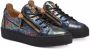Giuseppe Zanotti Gail iridescent-effect leather trainers Multicolour - Thumbnail 3