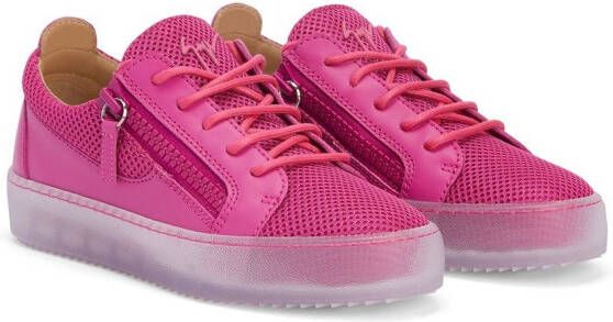 Giuseppe Zanotti Gail lace-up sneakers Pink