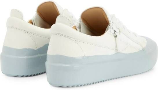 Giuseppe Zanotti Gail leather low-top sneakers White