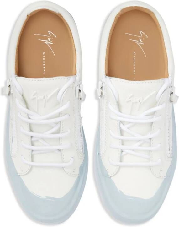 Giuseppe Zanotti Gail leather low-top sneakers White