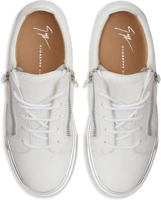 Giuseppe Zanotti Gail leather sneakers White