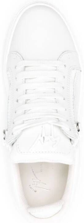 Giuseppe Zanotti Gail leather sneakers White