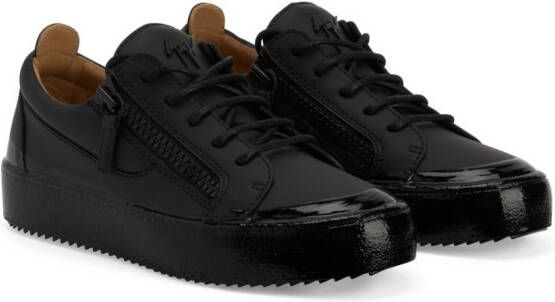 Giuseppe Zanotti Gail Match low-top leather sneakers Black