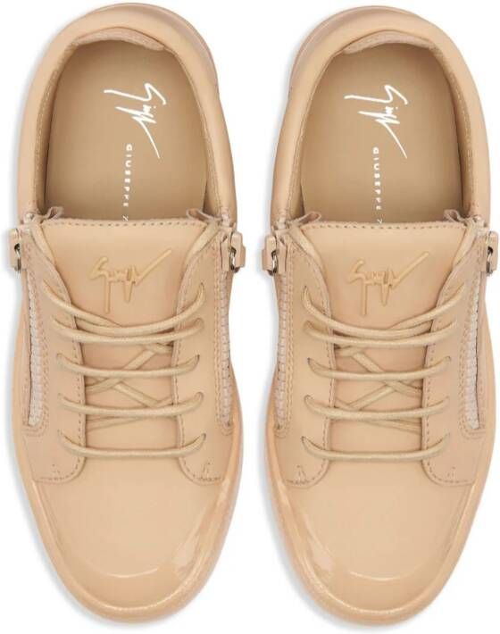 Giuseppe Zanotti Gail Match low-top leather sneakers Neutrals