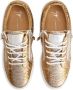 Giuseppe Zanotti Gail metallic-effect sneakers Gold - Thumbnail 4