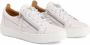 Giuseppe Zanotti Gail monogram leather sneakers White - Thumbnail 2