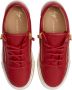 Giuseppe Zanotti Gail zip-fastening leather sneakers Red - Thumbnail 4