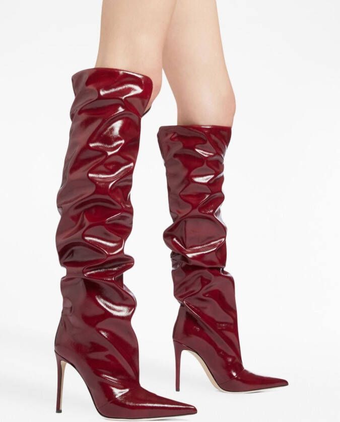 Giuseppe Zanotti Gala 105mm knee-length boots Red
