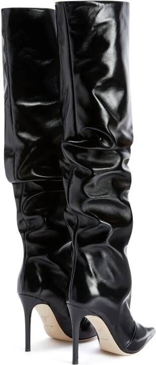 Giuseppe Zanotti Gala 105mm pointed-toe boots Black