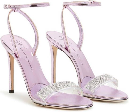 Giuseppe Zanotti gem-detail high-heeled sandals Pink