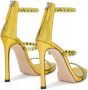 Giuseppe Zanotti gem-detail high-heeled sandals Yellow - Thumbnail 3