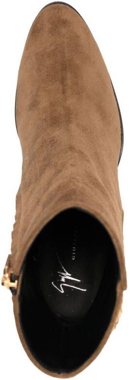 Giuseppe Zanotti Genesis 90mm ankle boots Brown